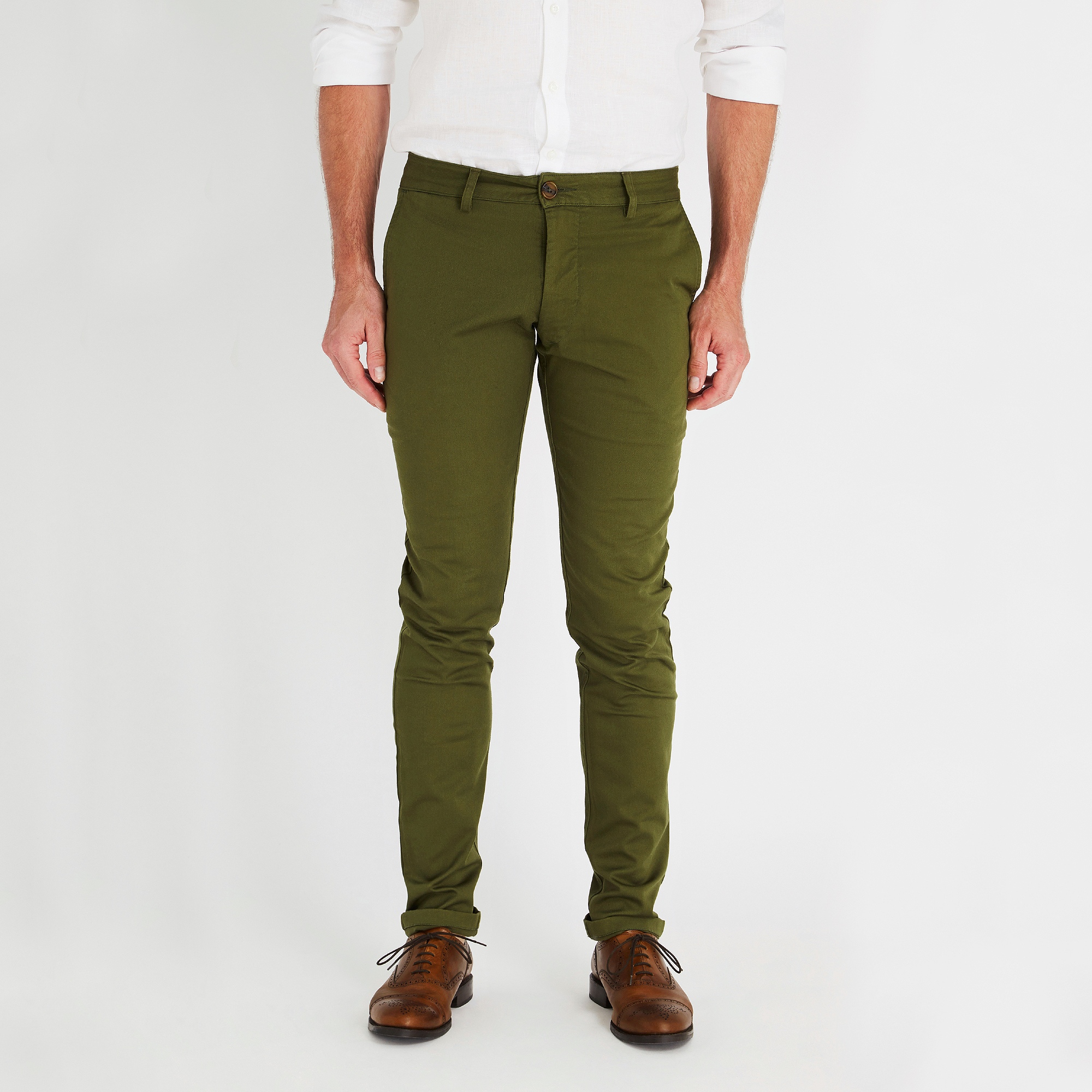 OLIVE STRETCH CHINOS – Woodyroo